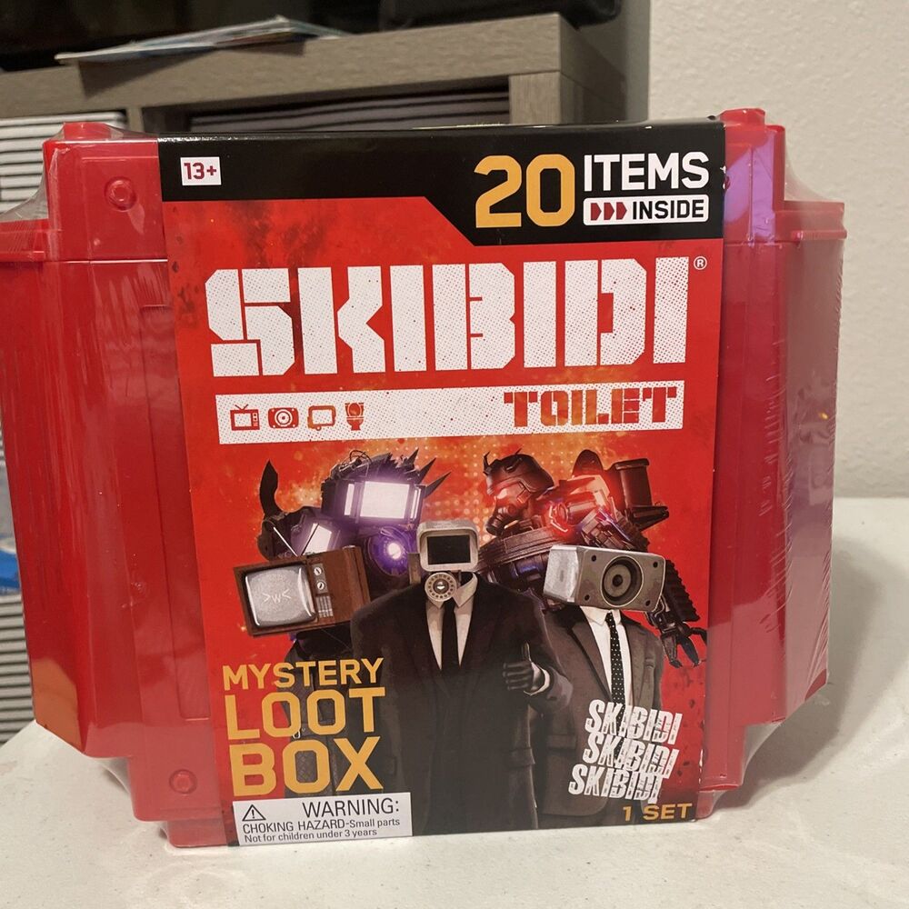 Skibidi Toilet  Surprise Loot Box Series One | 20 Items Inside